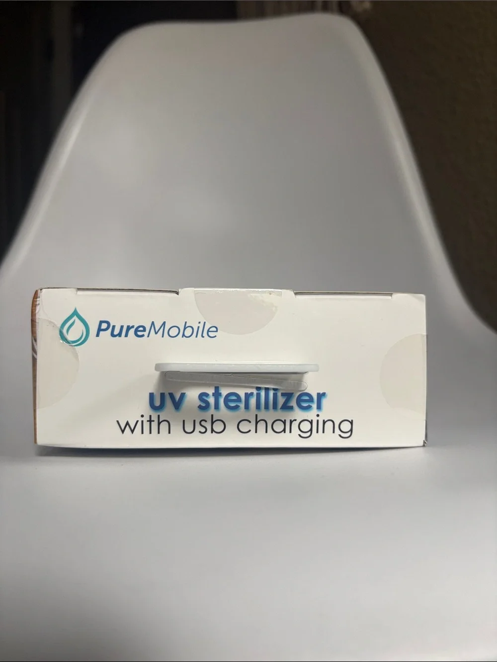 PureMobile White UV Sterilizer with USB Charging